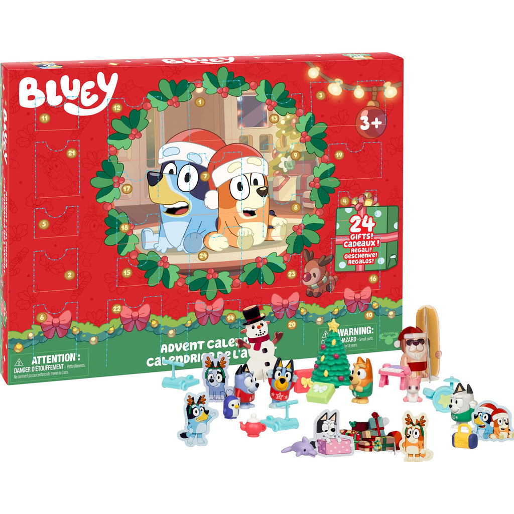 Image produit Bluey calendrier de l’Avent mini-figurines