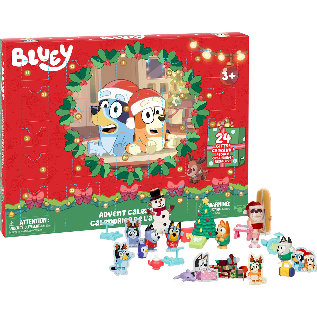 Image produit Bluey calendrier de l’Avent mini-figurines