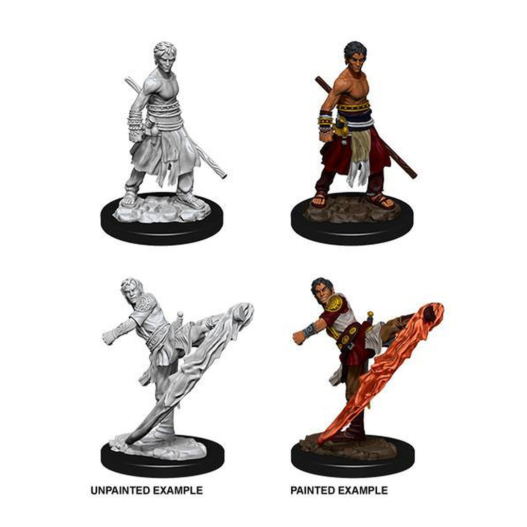 Image produit D&D Nolzur's Marvelous Miniatures Figurines non peintes Male Half-Elf Monk Carton principal (6)