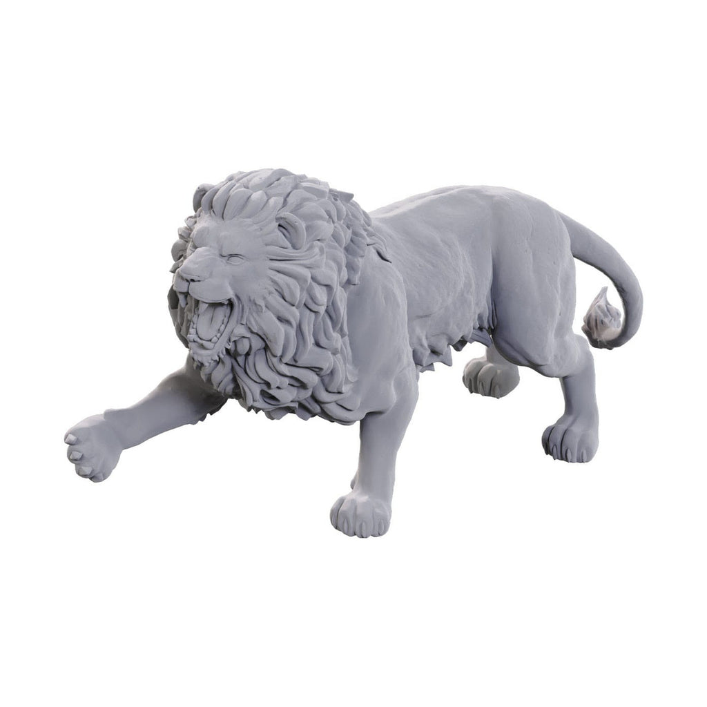 Image produit WizKids Deep Cuts Miniatures pack de 2 non peint Stone Lion