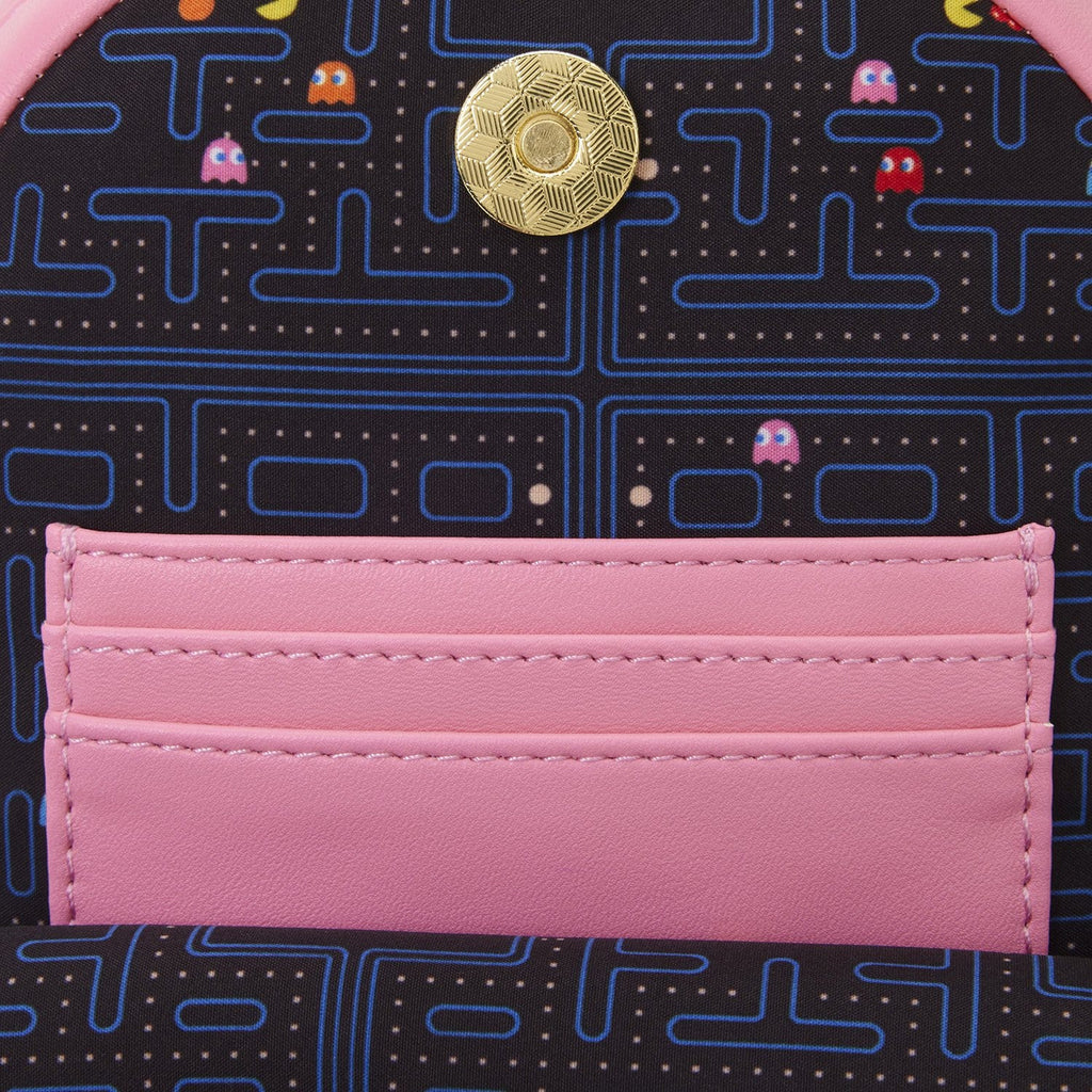 Product image Pac-Man by Loungefly sling chest bag / crossbody bag Pinky Ghost