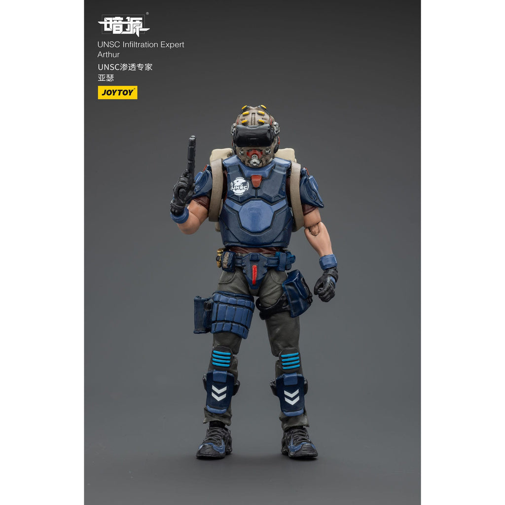 Image produit Figurine articulée UNSC Dark Source Infiltration Expert Arthur 7 cm