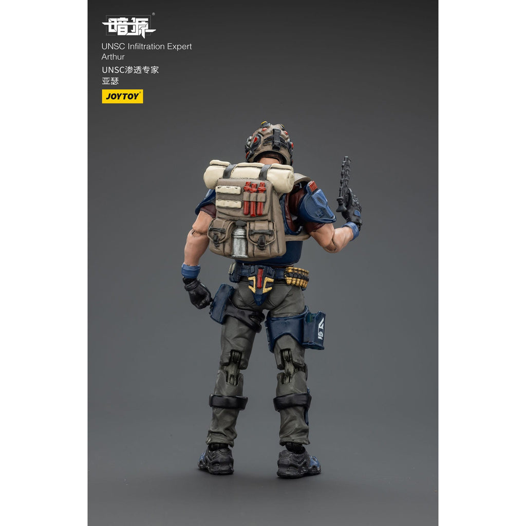 Image produit Figurine articulée UNSC Dark Source Infiltration Expert Arthur 7 cm