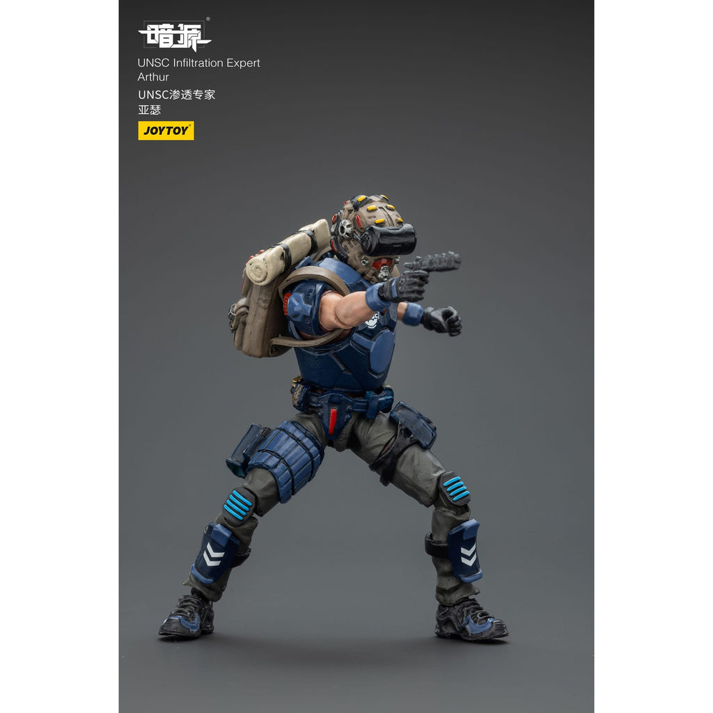 Image produit Figurine articulée UNSC Dark Source Infiltration Expert Arthur 7 cm