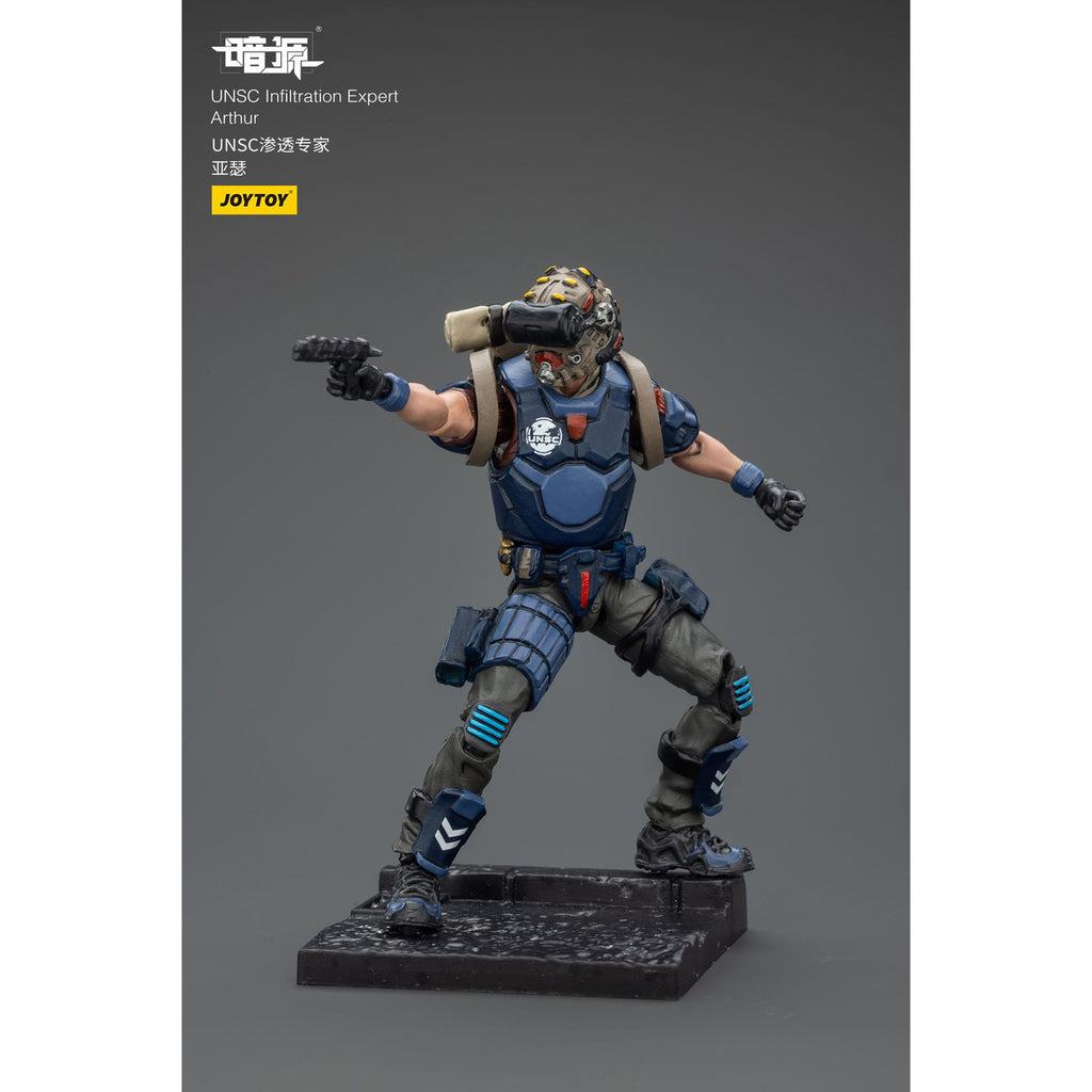Image produit Figurine articulée UNSC Dark Source Infiltration Expert Arthur 7 cm