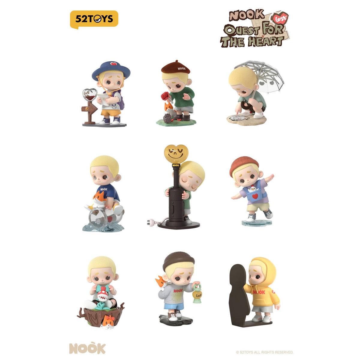 Image produit Nook assortiment de figurines Blind Box Quest for the Heart 9 cm (8)