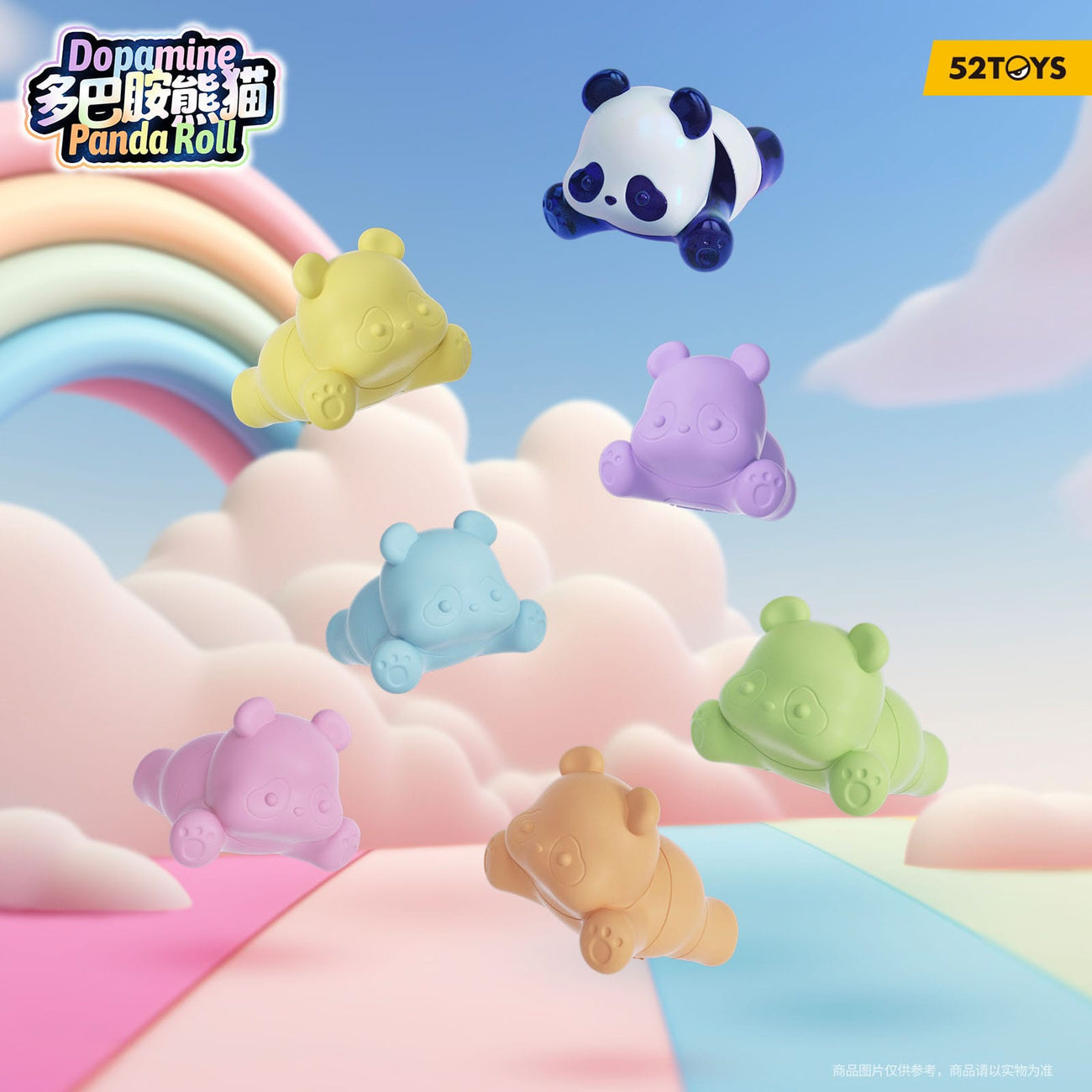 Image produit Panda Roll Blind Box assortiment de figurines Dopamine Pandas 3 cm (6)