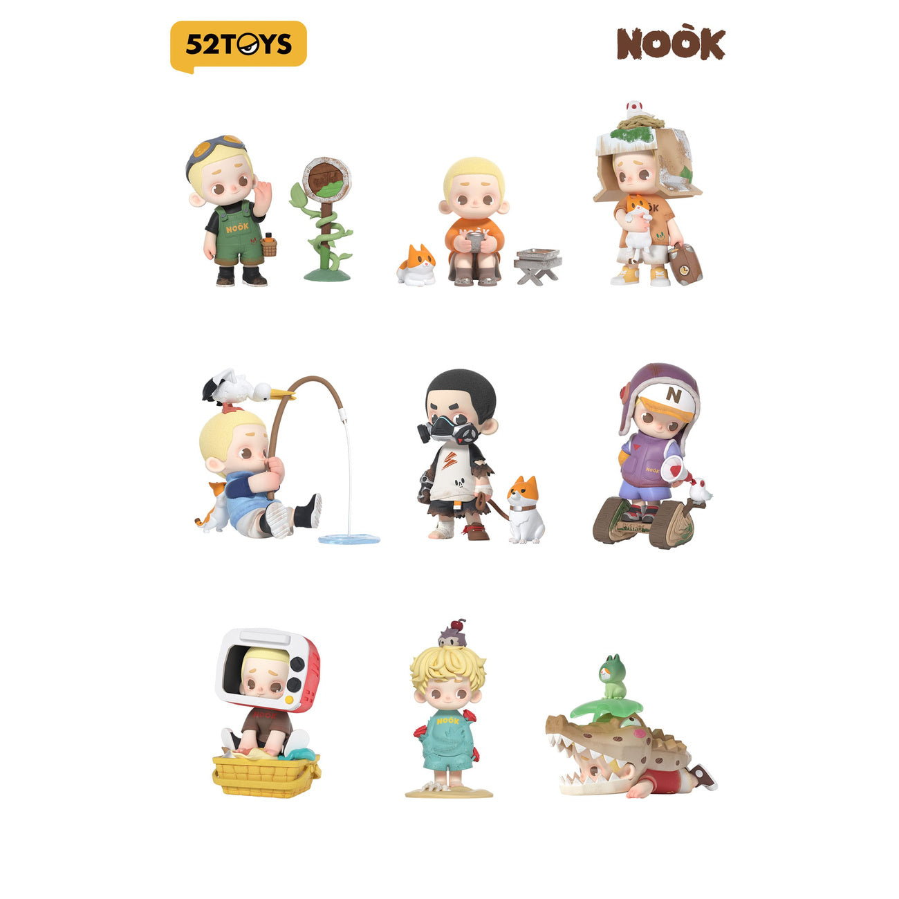 Image produit Nook Blind Box assortiment de figurines Wasteland Park 9 cm (8)