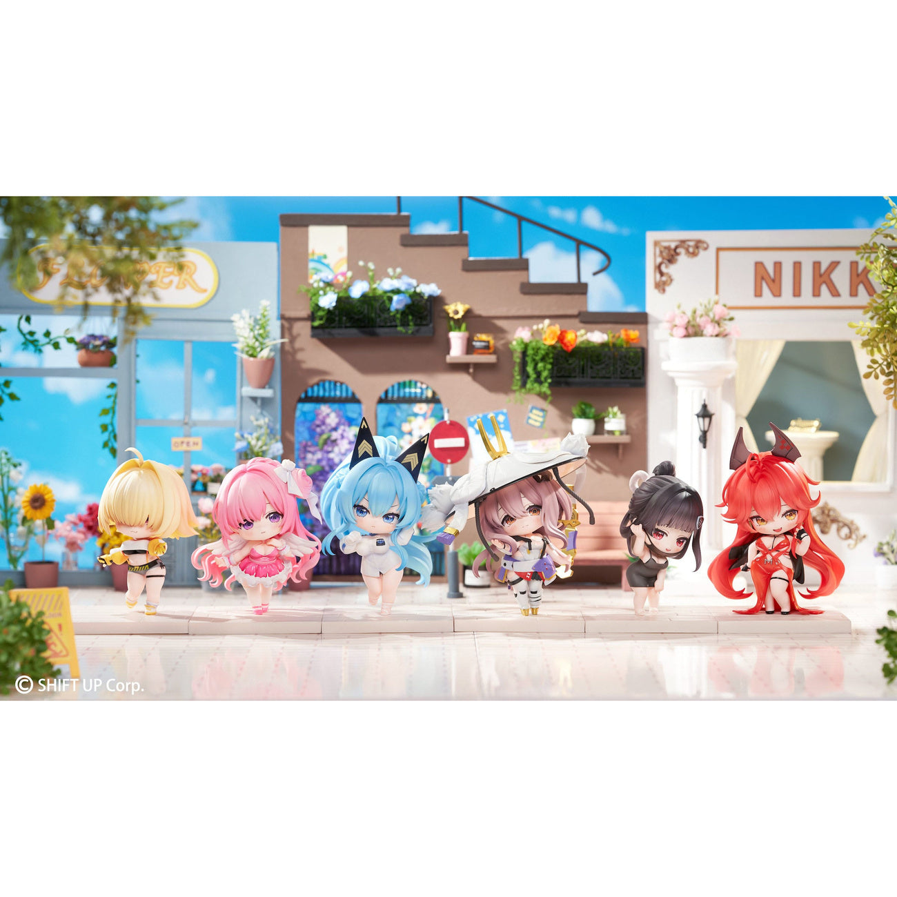Image produit Goddess of Victory: Nikke SAC Series Mini-figurines Pack de 6 Chibi Vol. 2 10 cm