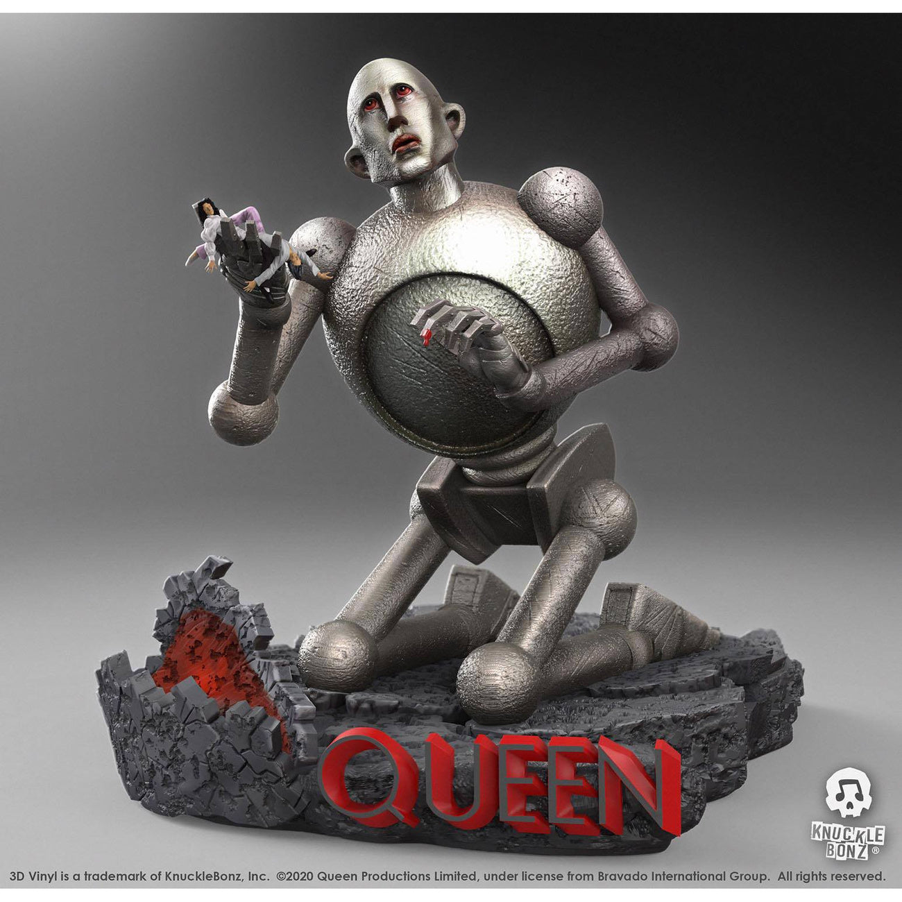 Image produit Queen Statue 3D Vinyl Queen Robot (News of the World) 20 x 21 x 24 cm