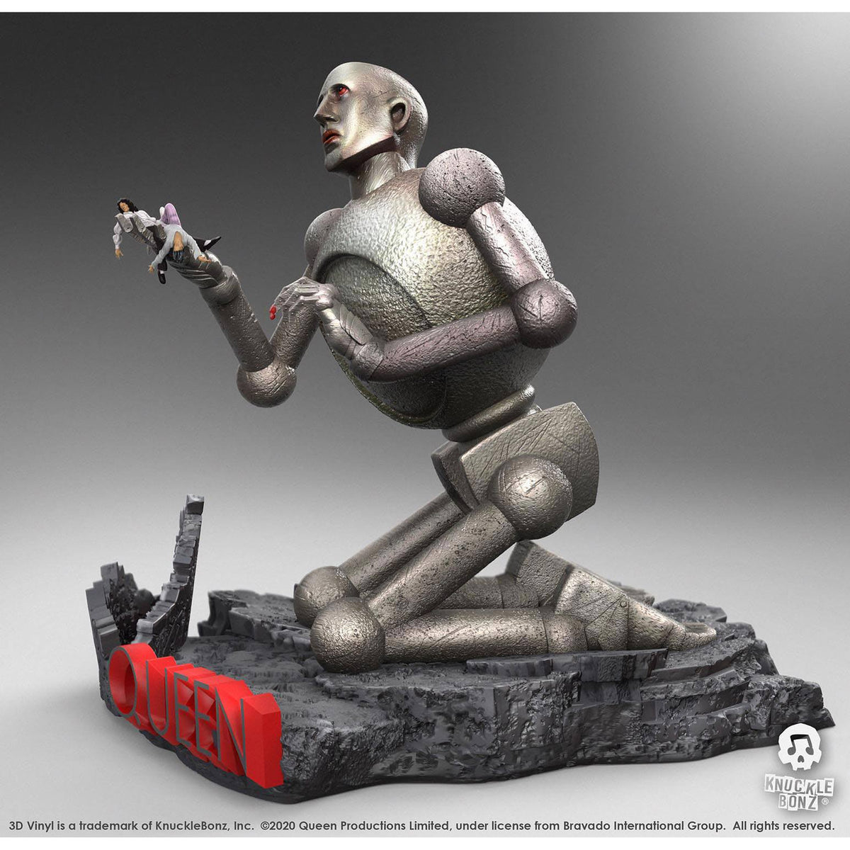 Image produit Queen Statue 3D Vinyl Queen Robot (News of the World) 20 x 21 x 24 cm