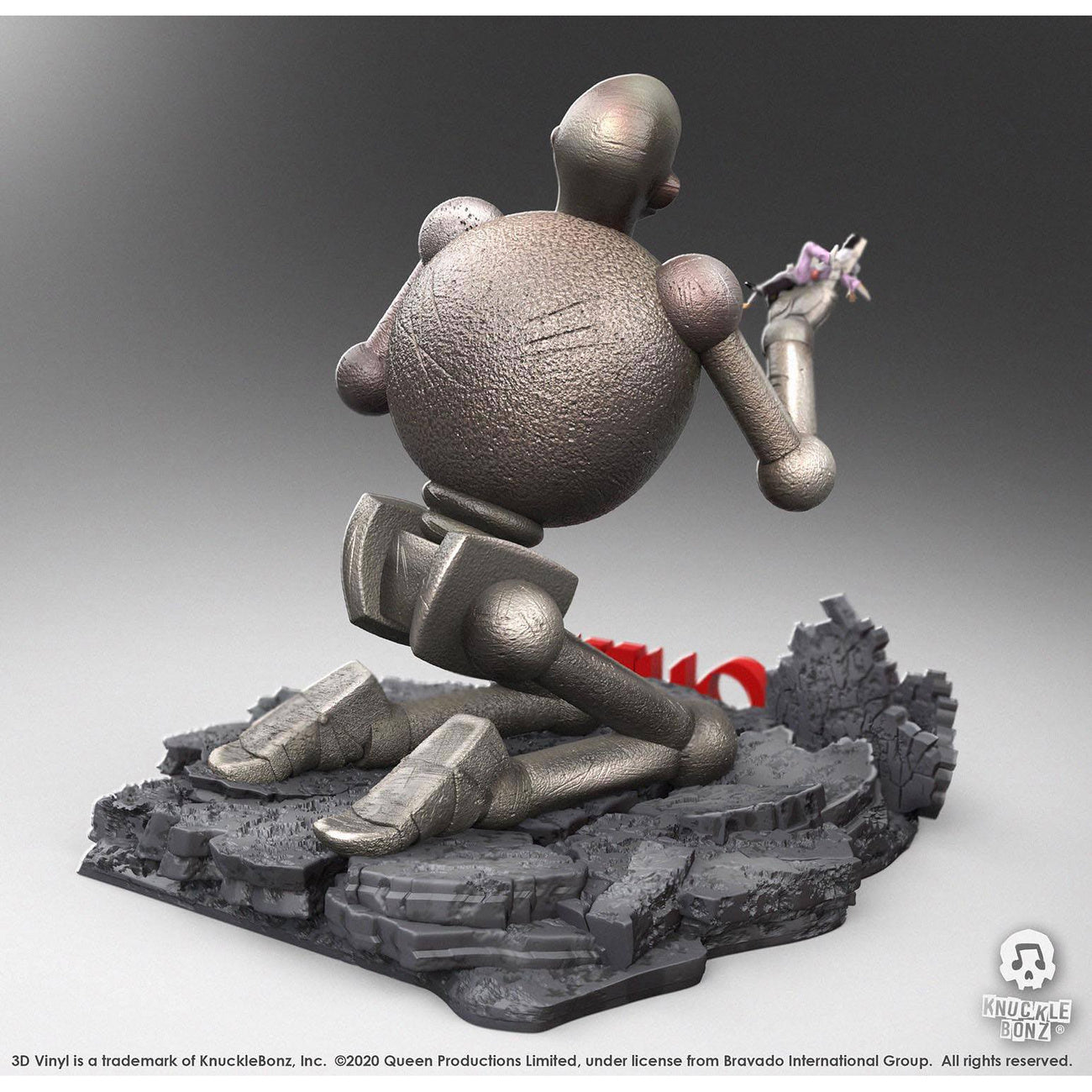 Image produit Queen Statue 3D Vinyl Queen Robot (News of the World) 20 x 21 x 24 cm