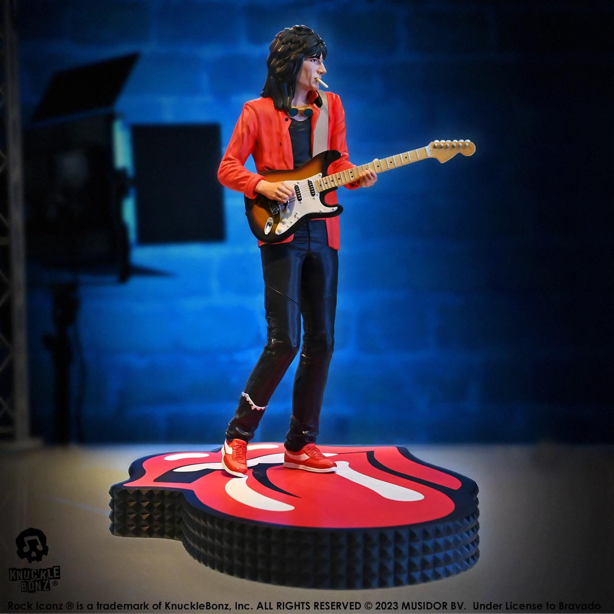 Image produit The Rolling Stones Rock Iconz Statue Ronnie Wood (Tattoo You Tour 1981) 22 cm