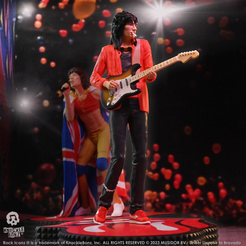 Image produit The Rolling Stones Rock Iconz Statue Ronnie Wood (Tattoo You Tour 1981) 22 cm