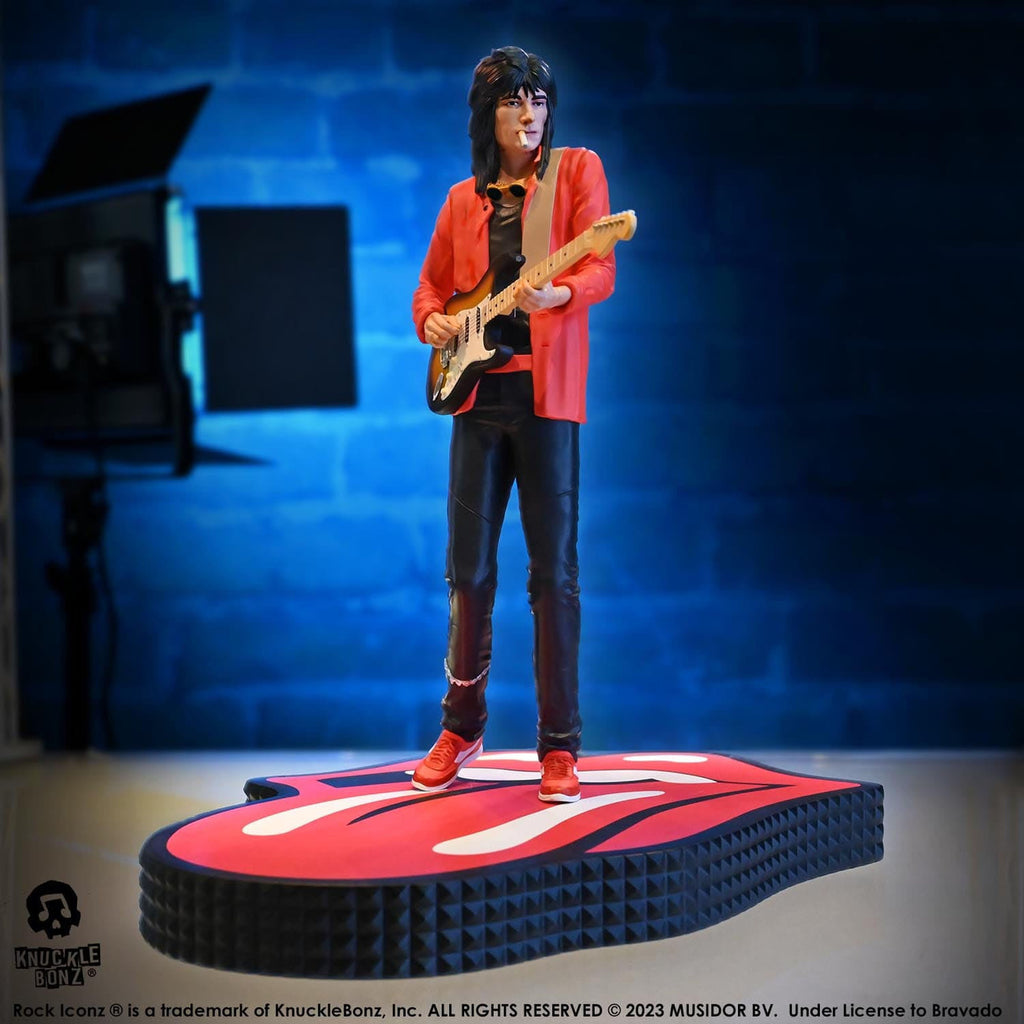 Image produit The Rolling Stones Rock Iconz Statue Ronnie Wood (Tattoo You Tour 1981) 22 cm