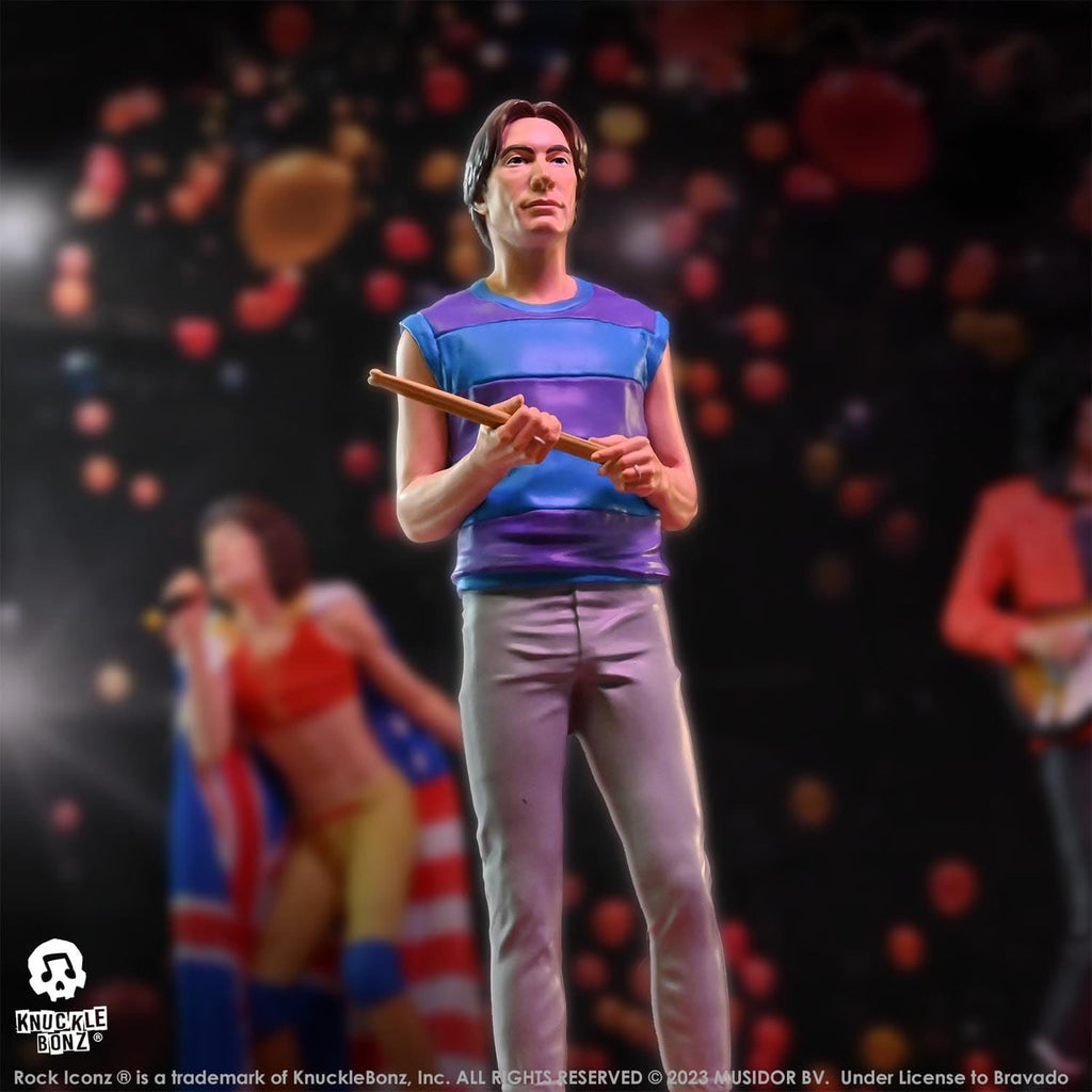 Image produit The Rolling Stones Rock Iconz Statue Charlie Watts (Tattoo You Tour 1981) 22 cm