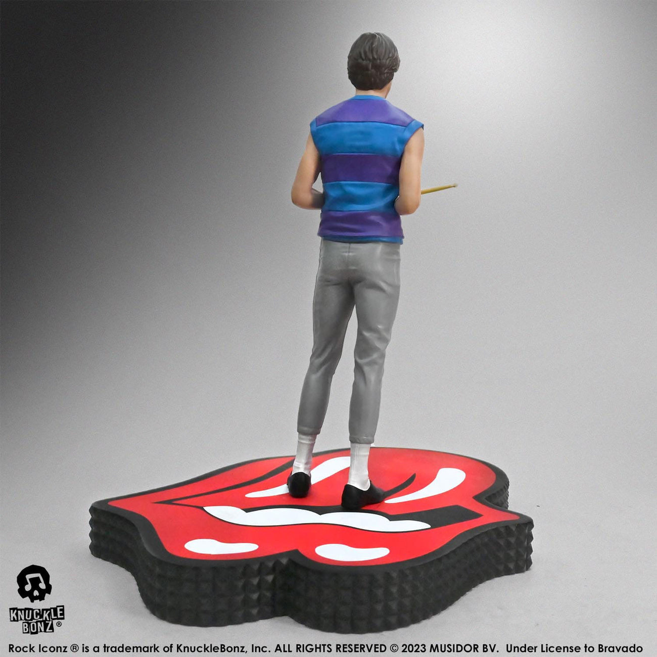 Image produit The Rolling Stones Rock Iconz Statue Charlie Watts (Tattoo You Tour 1981) 22 cm