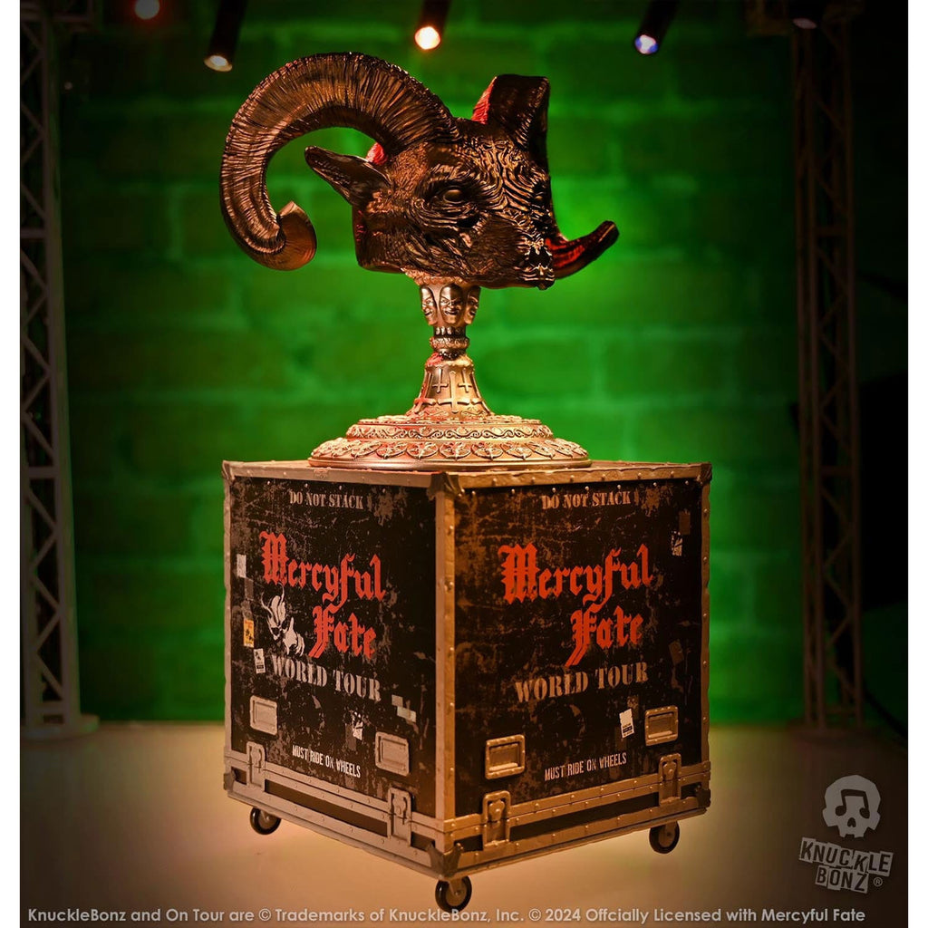 Image produit Mercyful Fate Rock Ikonz On Tour Road Case Statue & Stage Mask Set World Tour