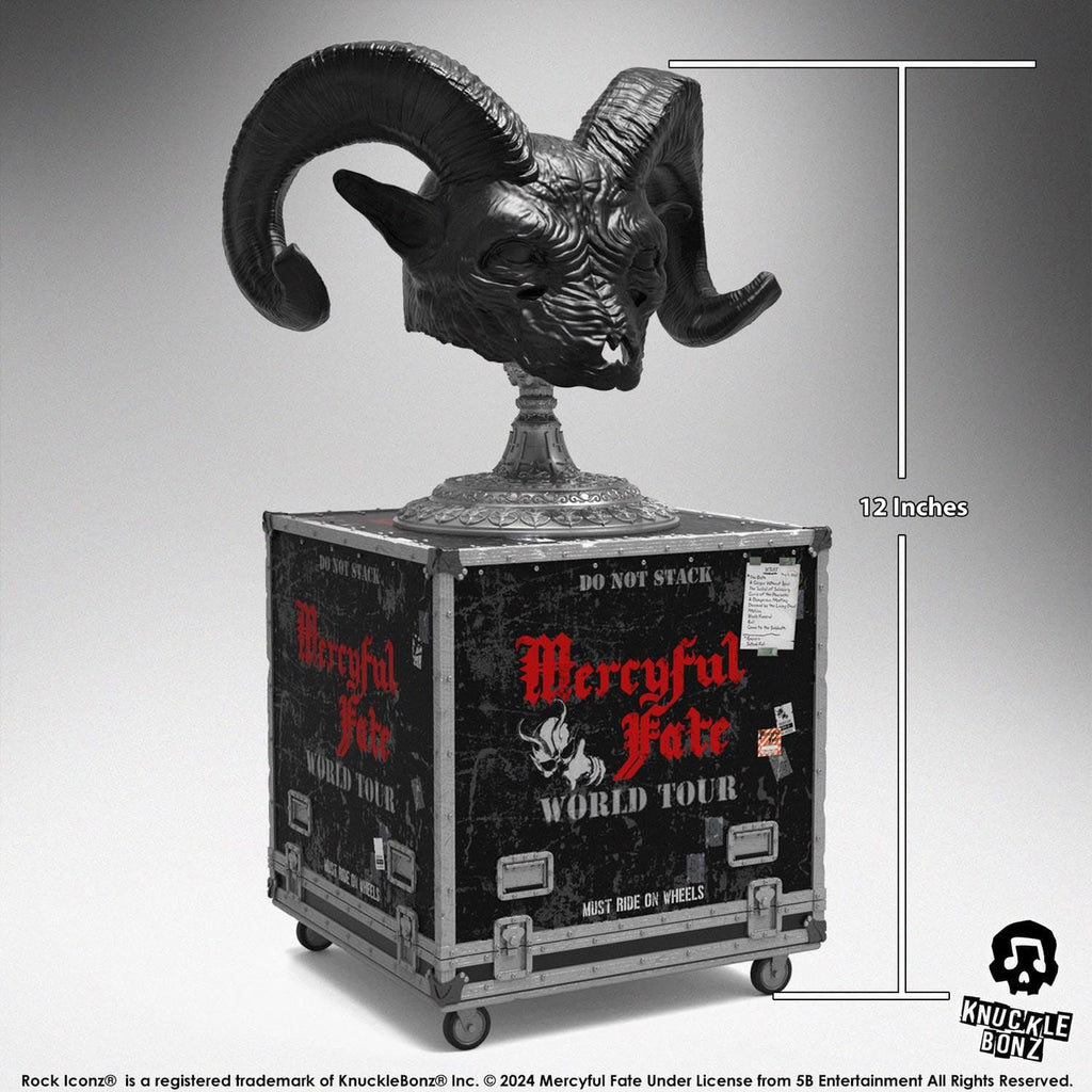 Image produit Mercyful Fate Rock Ikonz On Tour Road Case Statue & Stage Mask Set World Tour