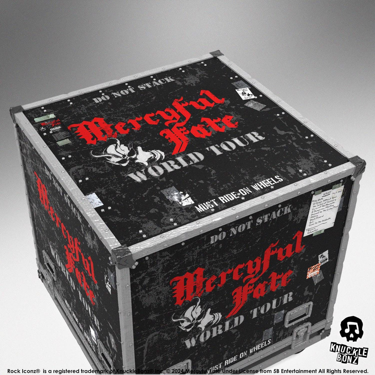 Image produit Mercyful Fate Rock Ikonz On Tour Road Case Statue & Stage Mask Set World Tour
