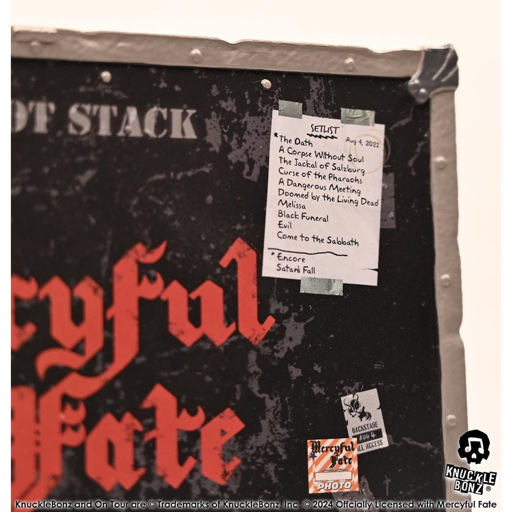 Image produit Mercyful Fate Rock Ikonz On Tour Road Case Statue & Stage Mask Set World Tour