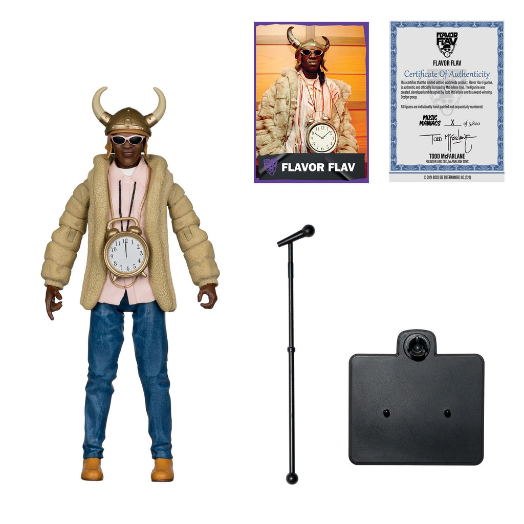 Product image Music Maniacs Hip Hop Action Figure Flavor Flav 16 cm
