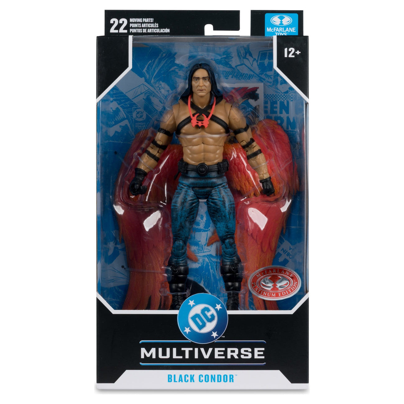 Image produit DC Multiverse figurine articulée Black Condor (DC Classic) (Red Platinum Edition) 27 cm