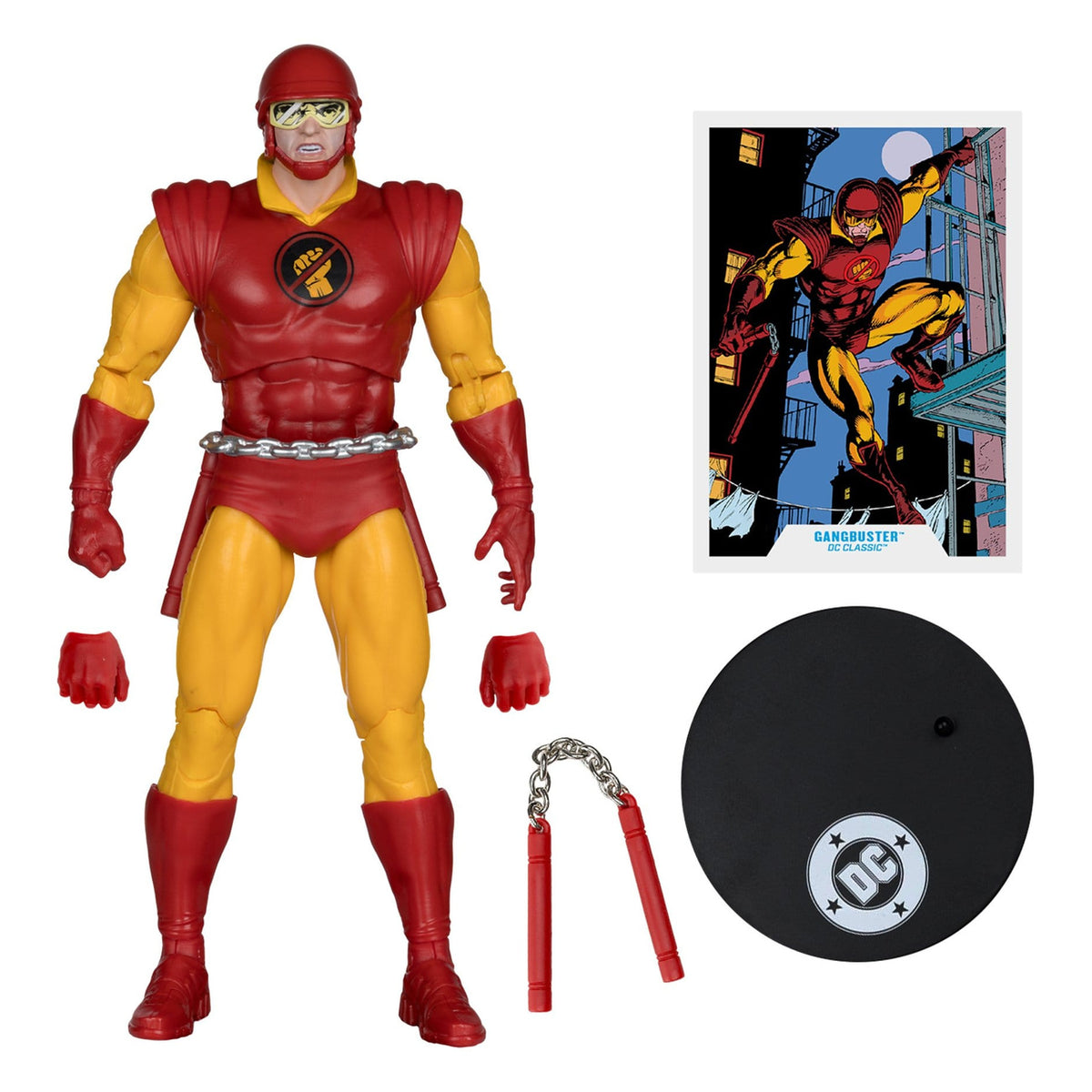 Image produit Figurine articulée DC Multiverse Gangbuster (DC Classic) (Red Platinum Edition) 18 cm