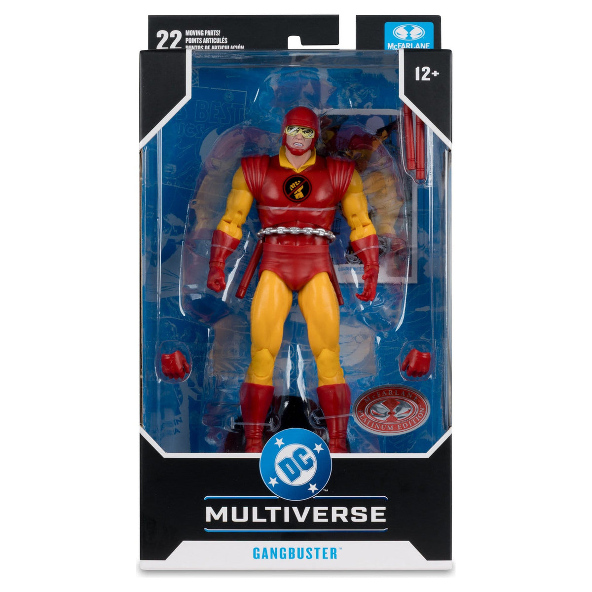 Image produit Figurine articulée DC Multiverse Gangbuster (DC Classic) (Red Platinum Edition) 18 cm