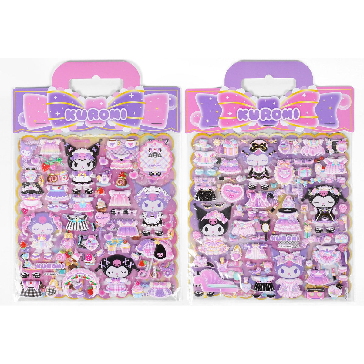Image produit Hello Kitty and Friends Stickers Kuromi Puffy Assortiment (10)