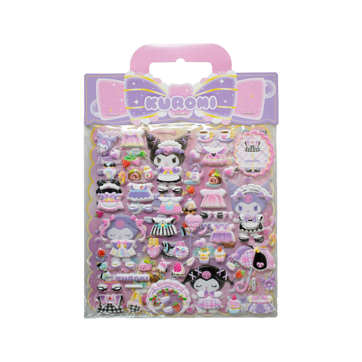 Image produit Hello Kitty and Friends Stickers Kuromi Puffy Assortiment (10)