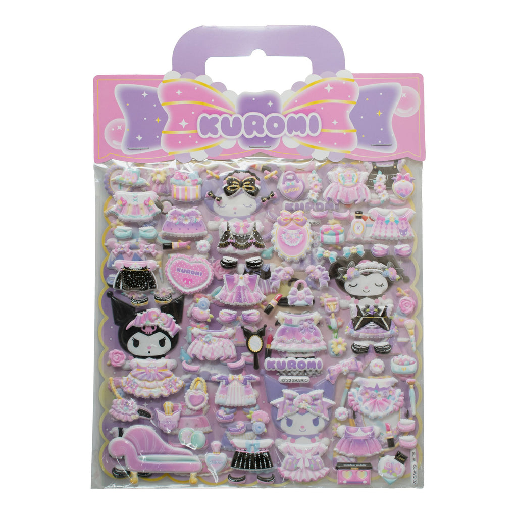 Image produit Hello Kitty and Friends Stickers Kuromi Puffy Assortiment (10)