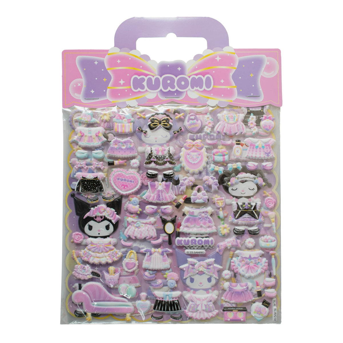 Image produit Hello Kitty and Friends Stickers Kuromi Puffy Assortiment (10)