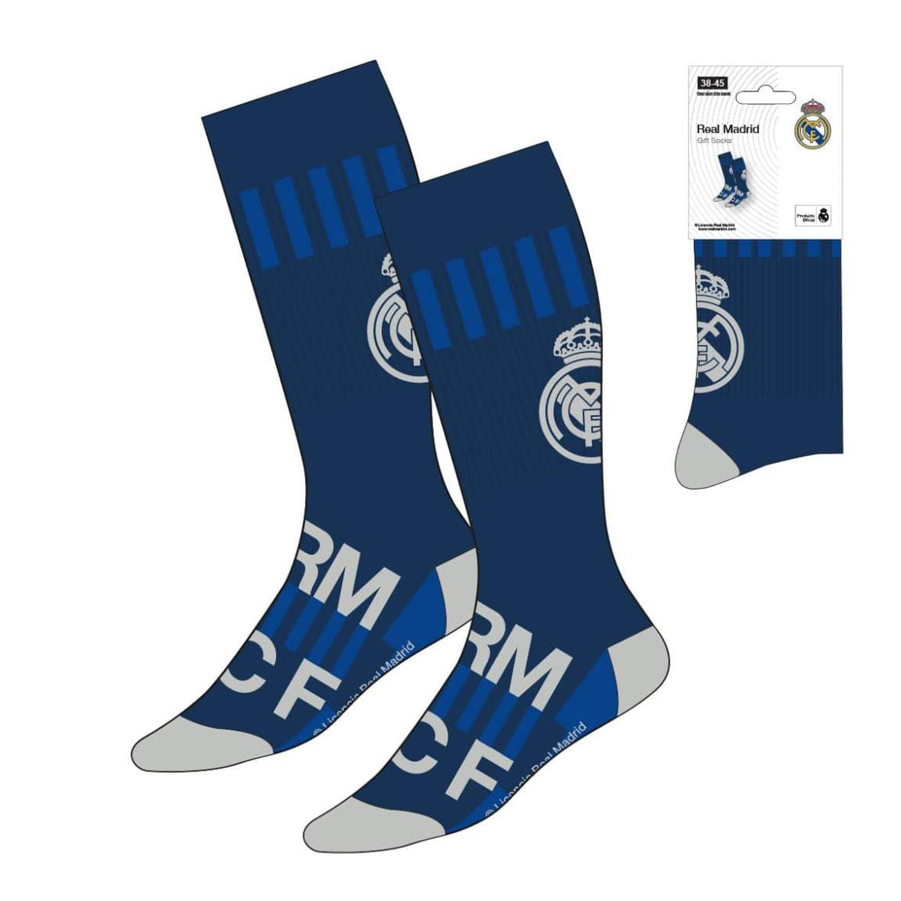 Image produit Chaussettes de football Real Madrid Bleu 38-45