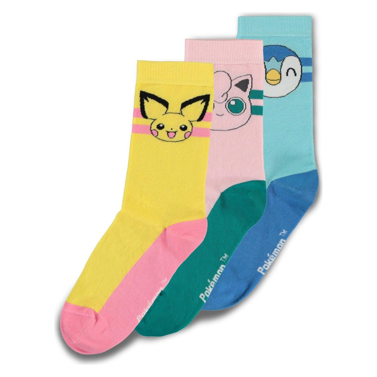 Image produit Chaussettes Pokémon lot de 3 Crew 35-38