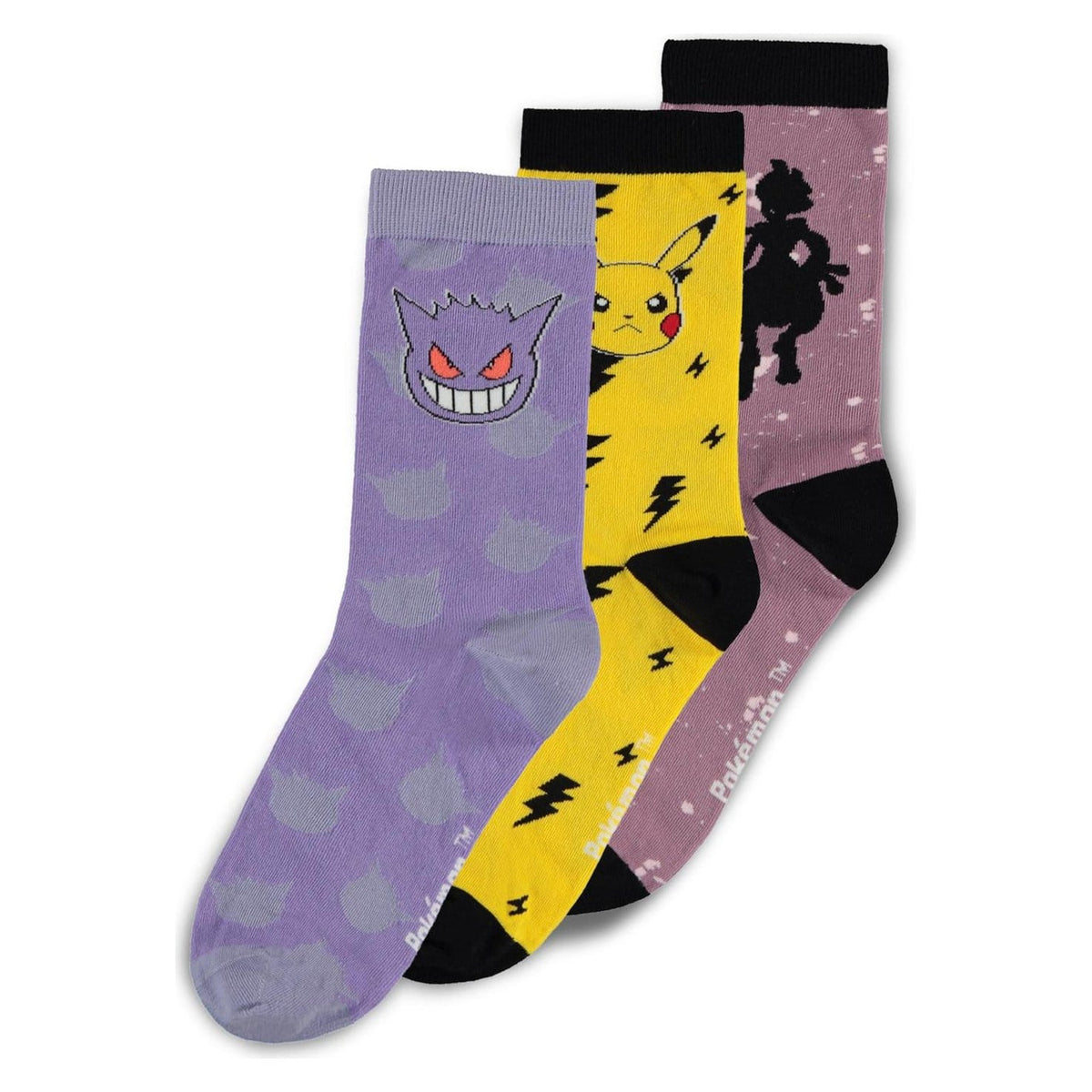 Image produit Chaussettes Pokémon lot de 3 Crew 43-46