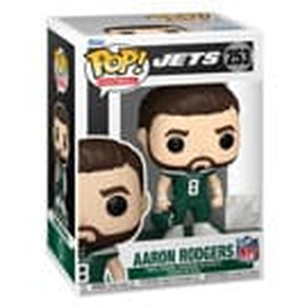Image produit NFL : Legends POP! Sports figurine en vinyle Jets – Aaron Rodgers 9 cm