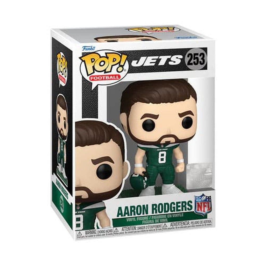 Image produit NFL : Legends POP! Sports figurine en vinyle Jets – Aaron Rodgers 9 cm