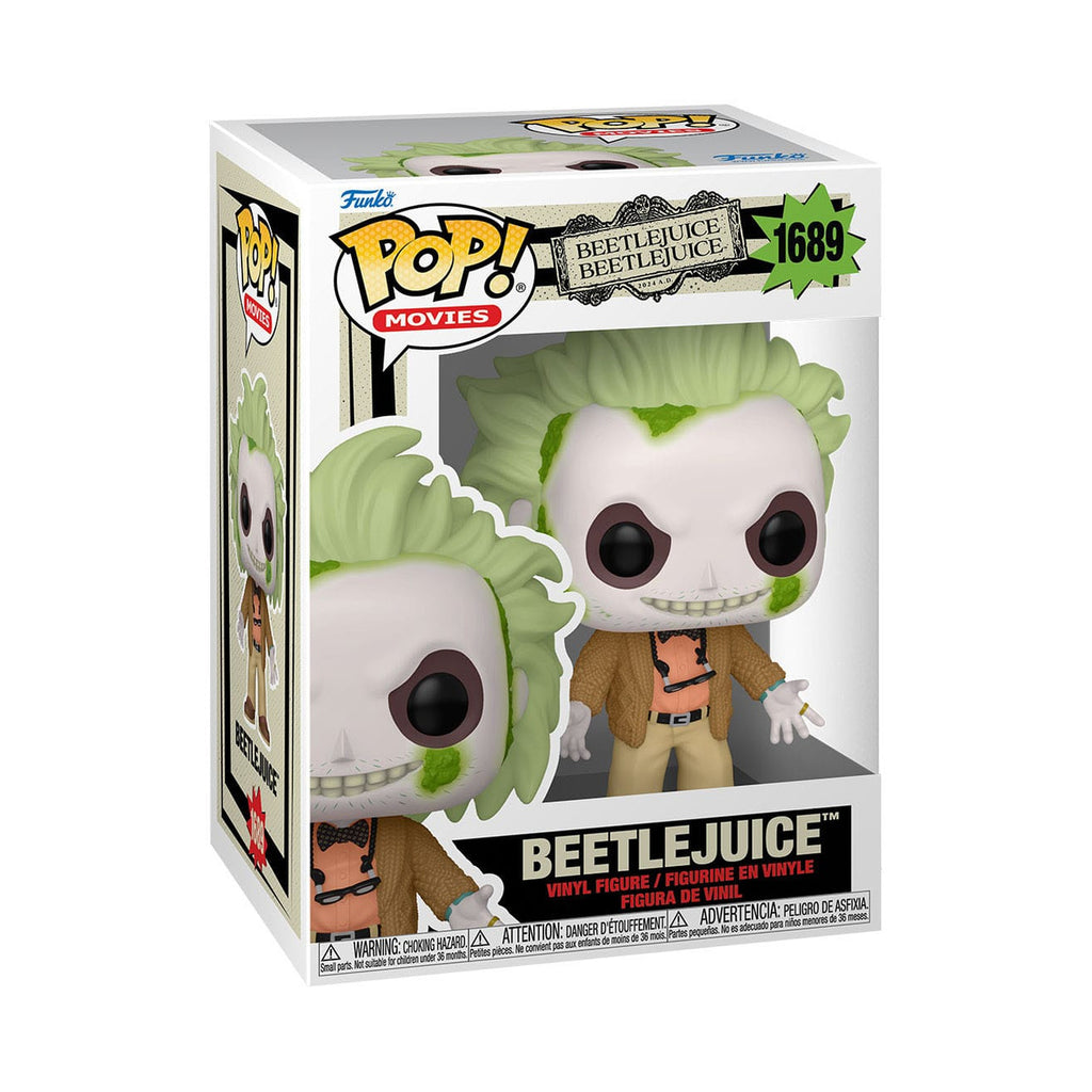 Image produit Beetlejuice 2 POP! Movies figurine vinyle Beetlejuice w/ chase 9 cm assortiment (6)