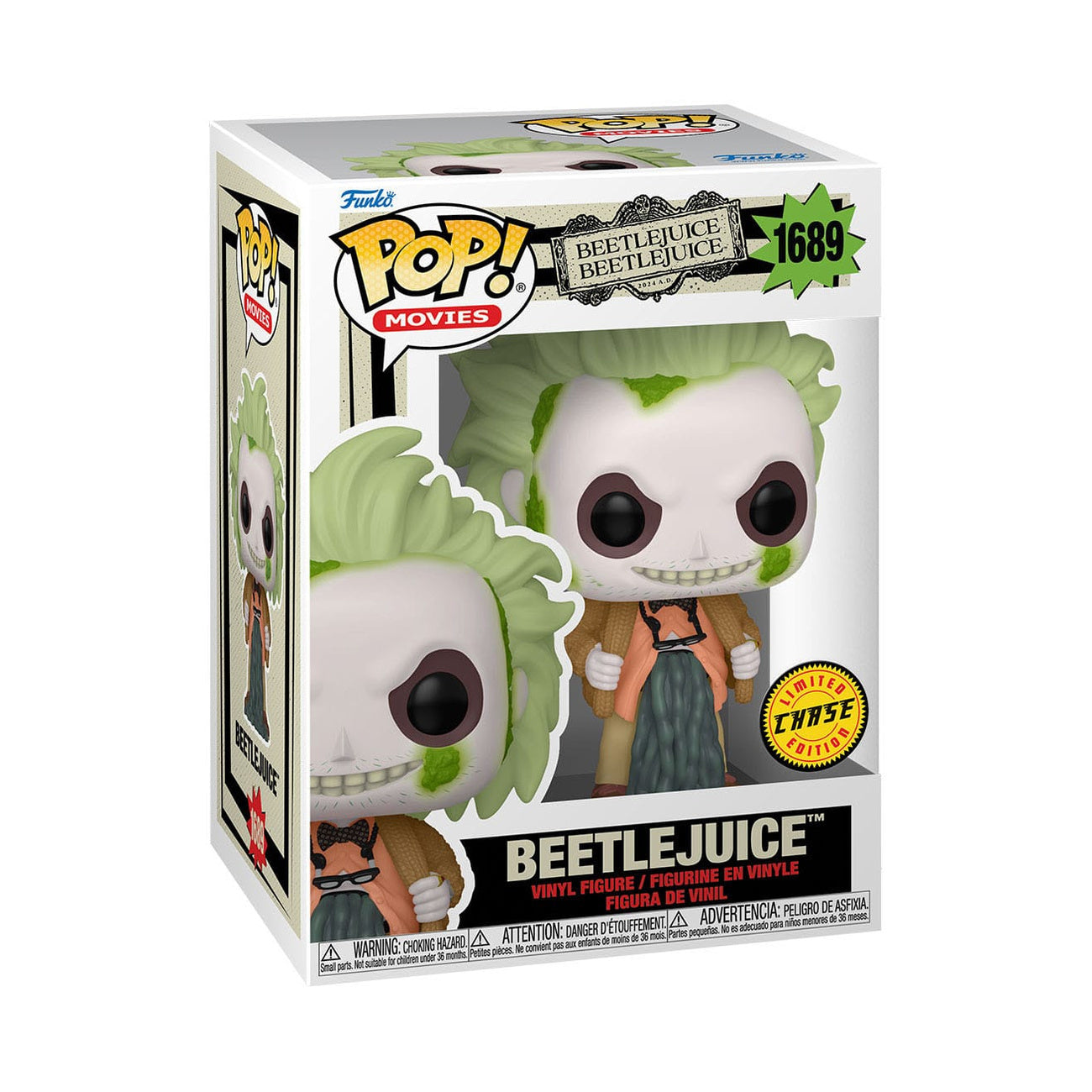 Image produit Beetlejuice 2 POP! Movies figurine vinyle Beetlejuice w/ chase 9 cm assortiment (6)