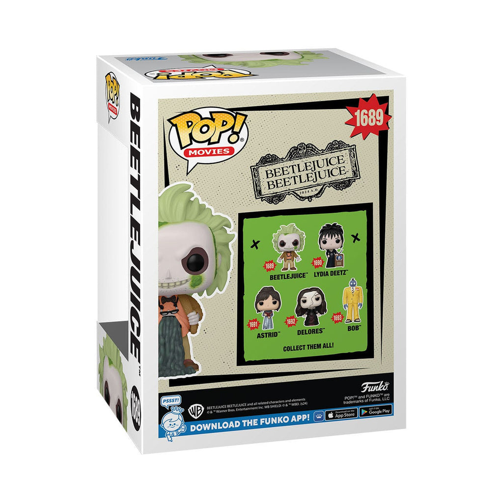 Image produit Beetlejuice 2 POP! Movies figurine vinyle Beetlejuice w/ chase 9 cm assortiment (6)