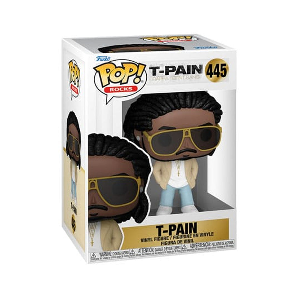 Image produit T-Pain POP! Rocks figurine en vinyle T-Pain (Rappa Ternt Sanga) 9 cm