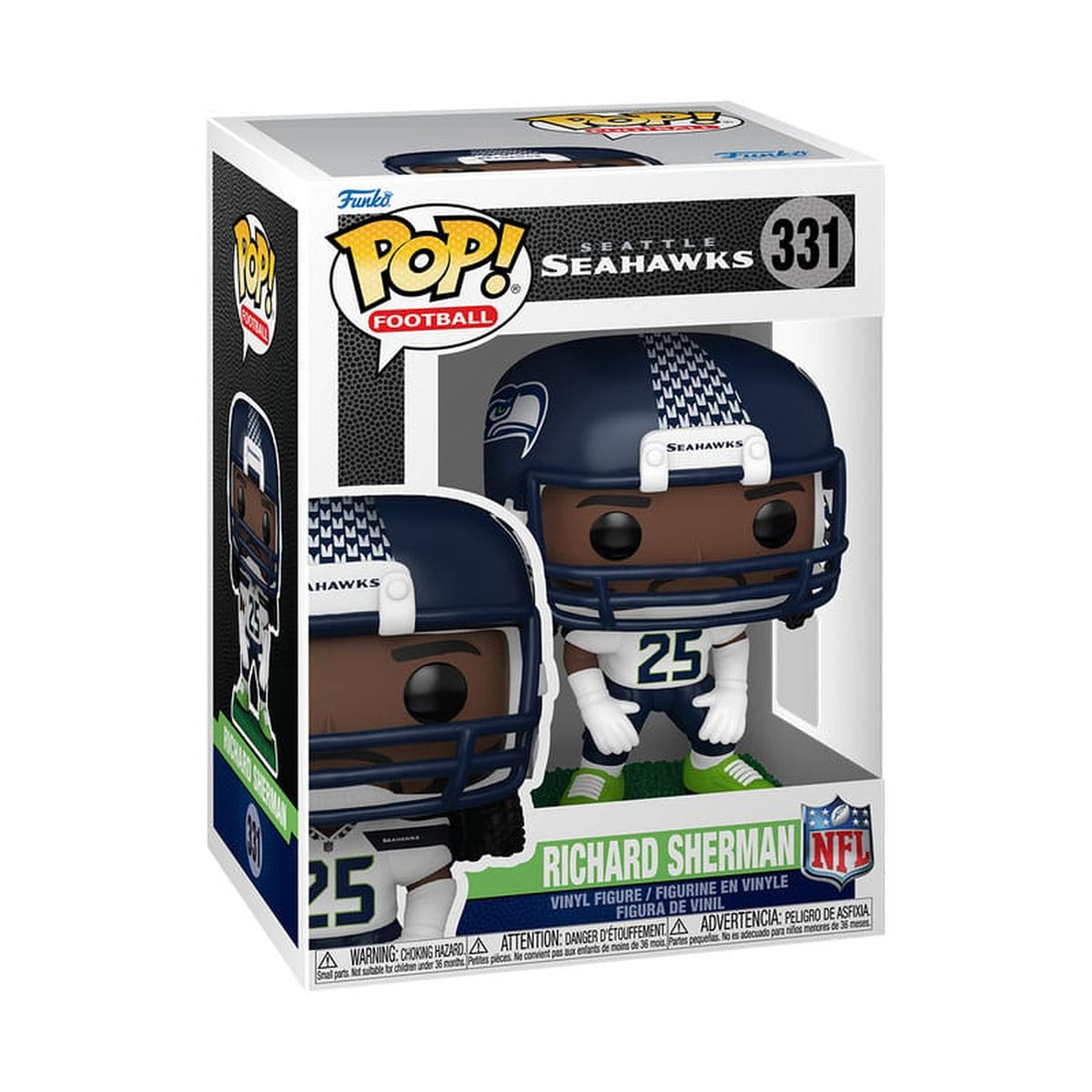 Image produit NFL : Legends POP! Figurine vinyle Sports Legends – Richard Sherman (Seahawks) 9 cm