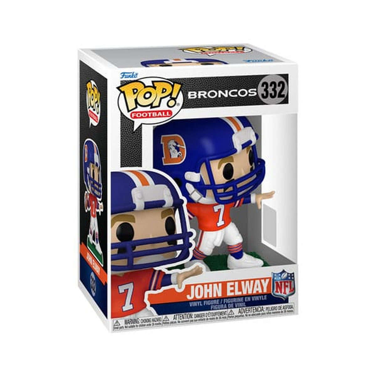 Image produit NFL : Legends POP! Figurine vinyle Sports Legends - John Elway (Broncos) 9 cm