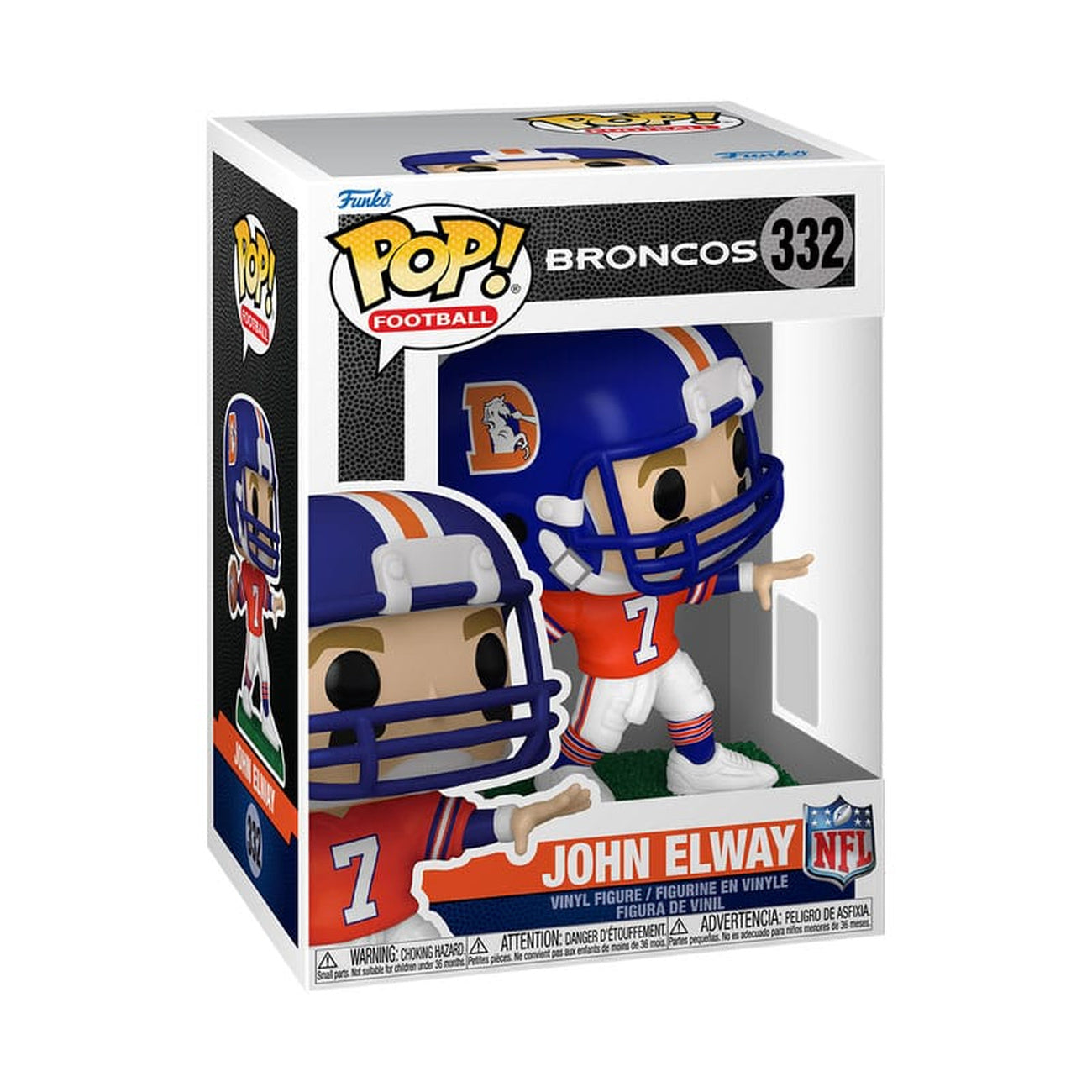 Image produit NFL : Legends POP! Figurine vinyle Sports Legends - John Elway (Broncos) 9 cm