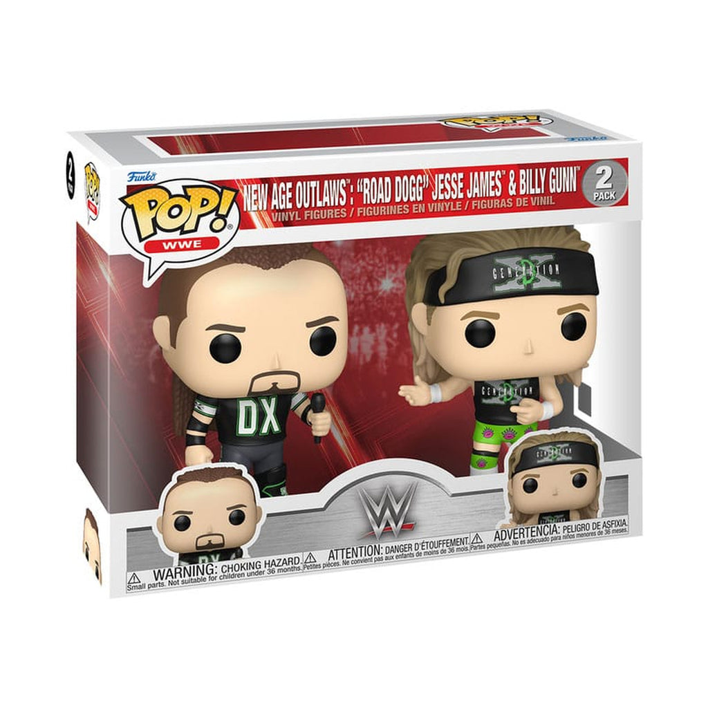 Image produit WWE POP! Television Figurines Vinyle Pack de 2 New Age Outlaws 9 cm