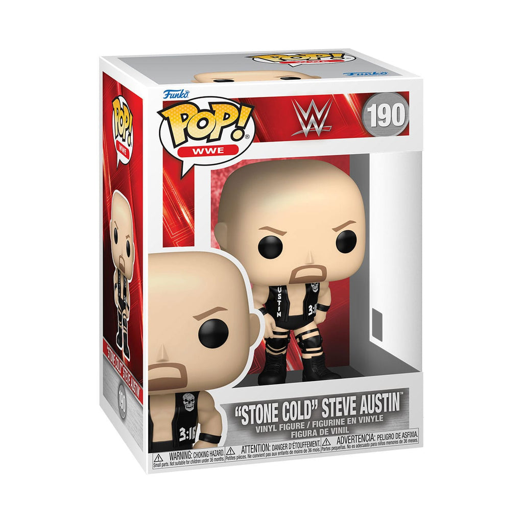 Image produit Figurine WWE POP! Vinyl "Stone Cold" Steve Austin 9 cm