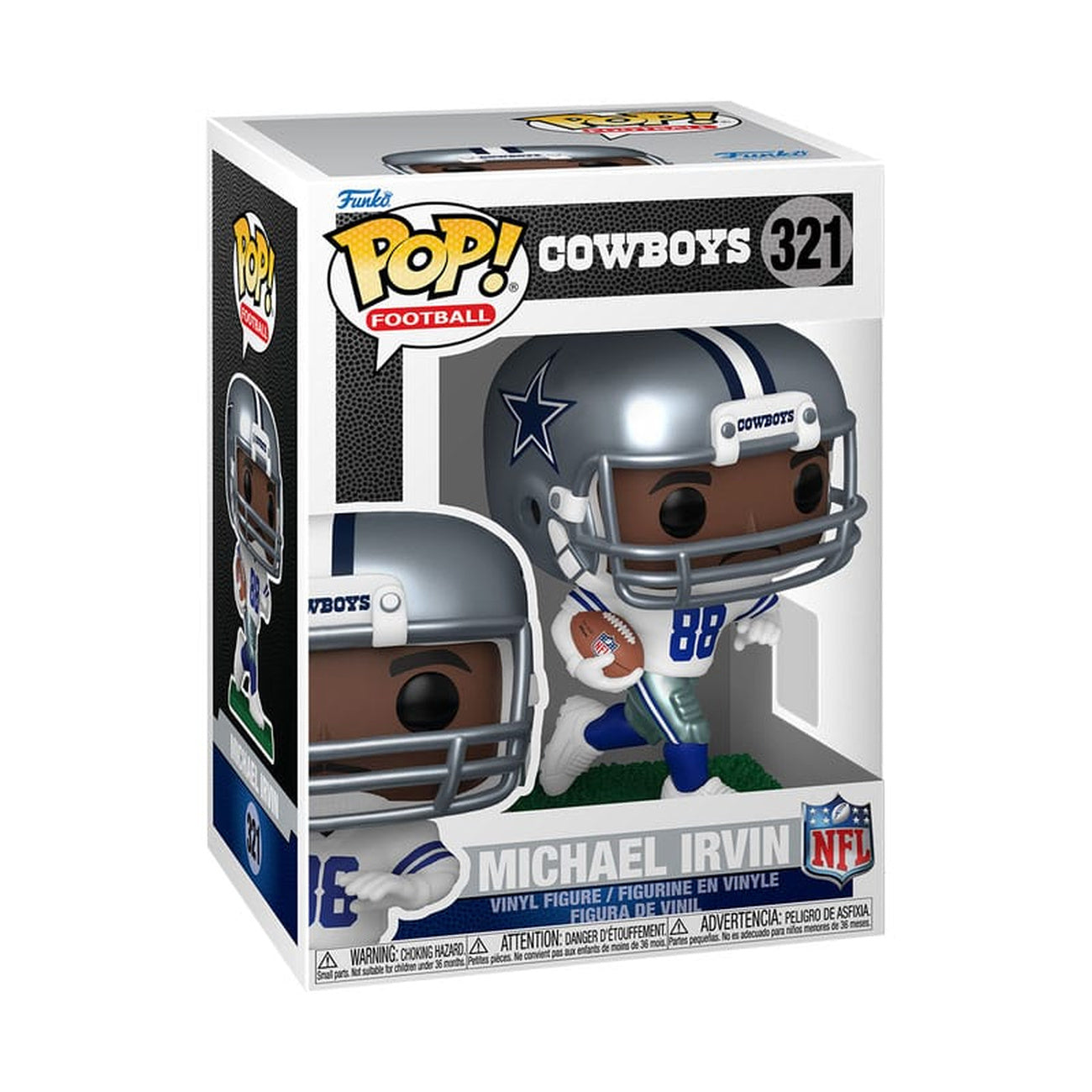 Image produit NFL : Legends POP! Figurine vinyle Sports Legends - Michael Irvin (Cowboys) 9 cm