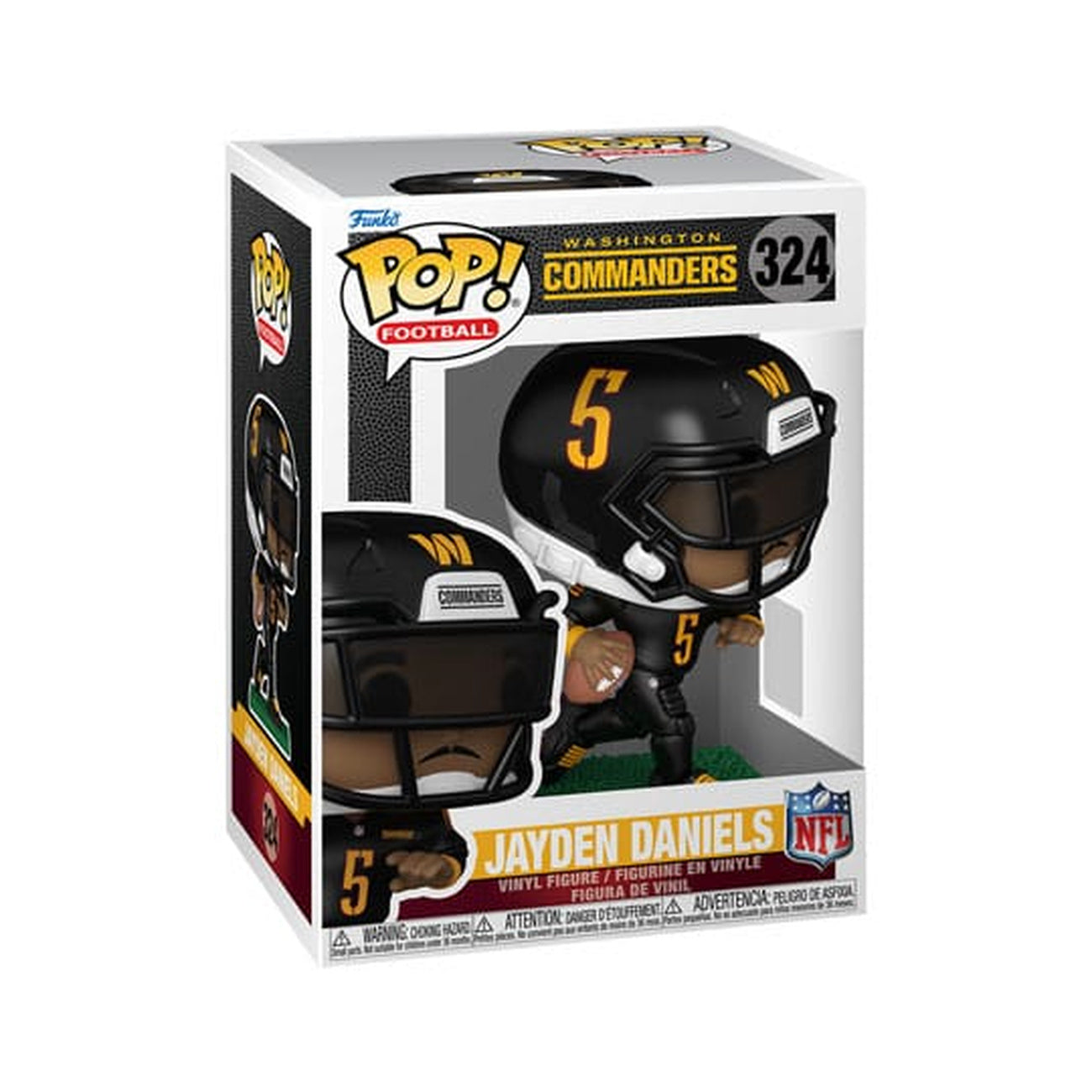 Image produit NFL : Legends POP! Figurine en vinyle Sports Commanders - Jayden Daniels 9 cm