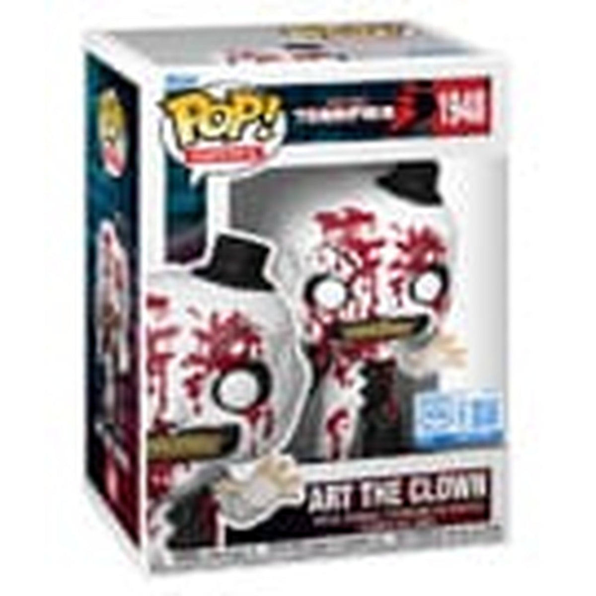 Image produit Terrifier POP! Movies figurine en vinyle Art the Clown (BD) w/CH heo exclusive assortiment (6) 9 cm